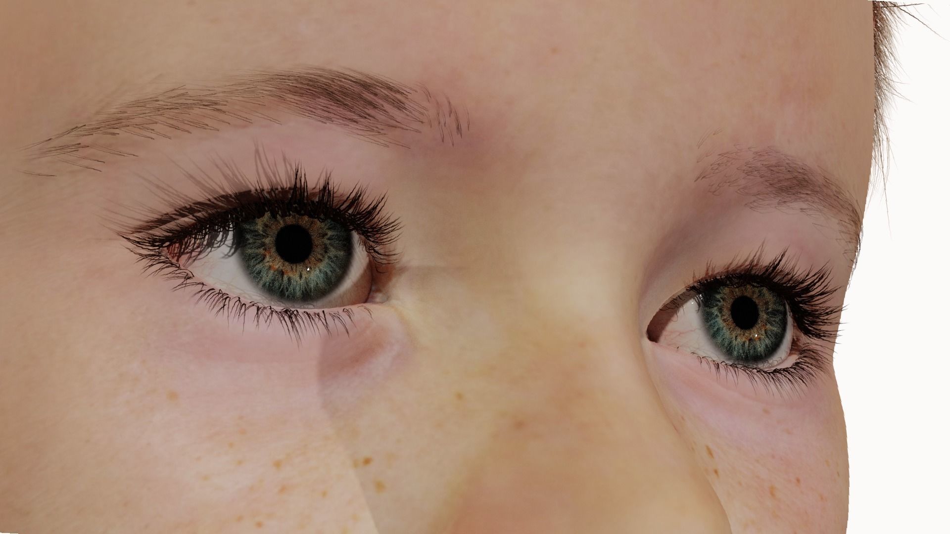 A Young Boy Low-poly 3D model_1