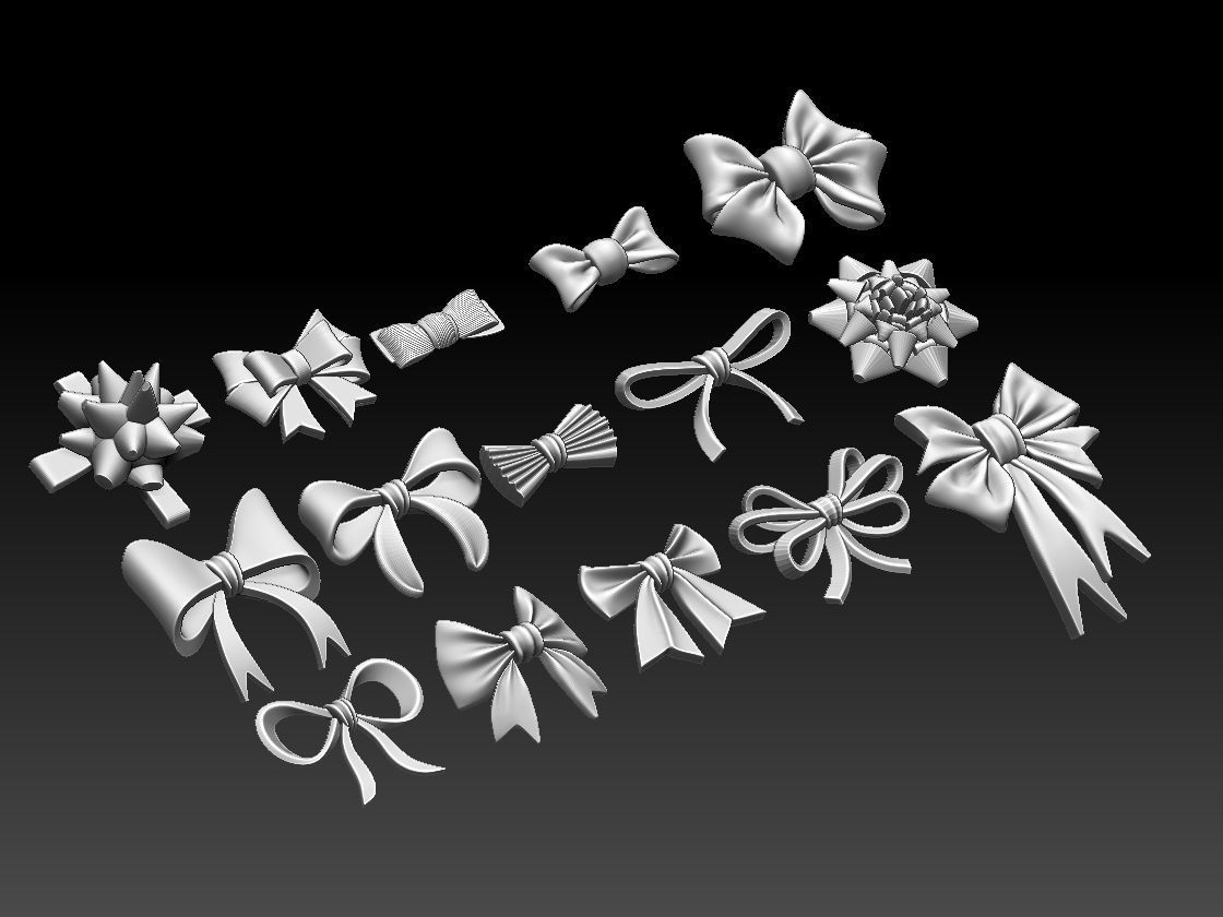 bows for print 3D print model_11