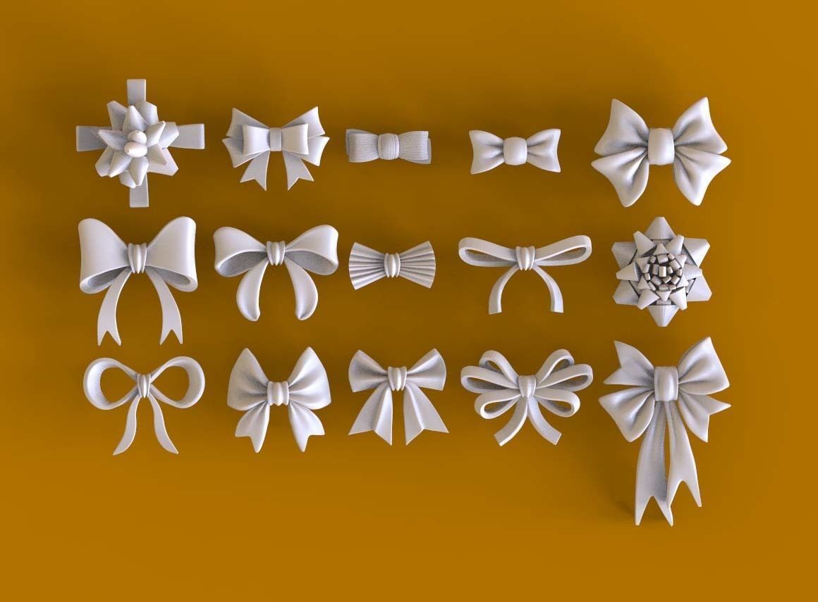 bows for print 3D print model_7