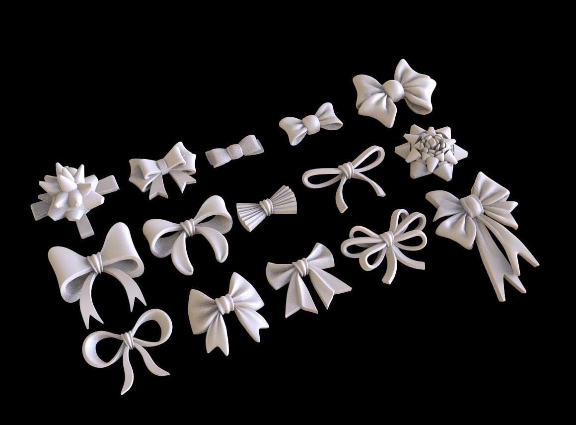 bows for print 3D print model_4