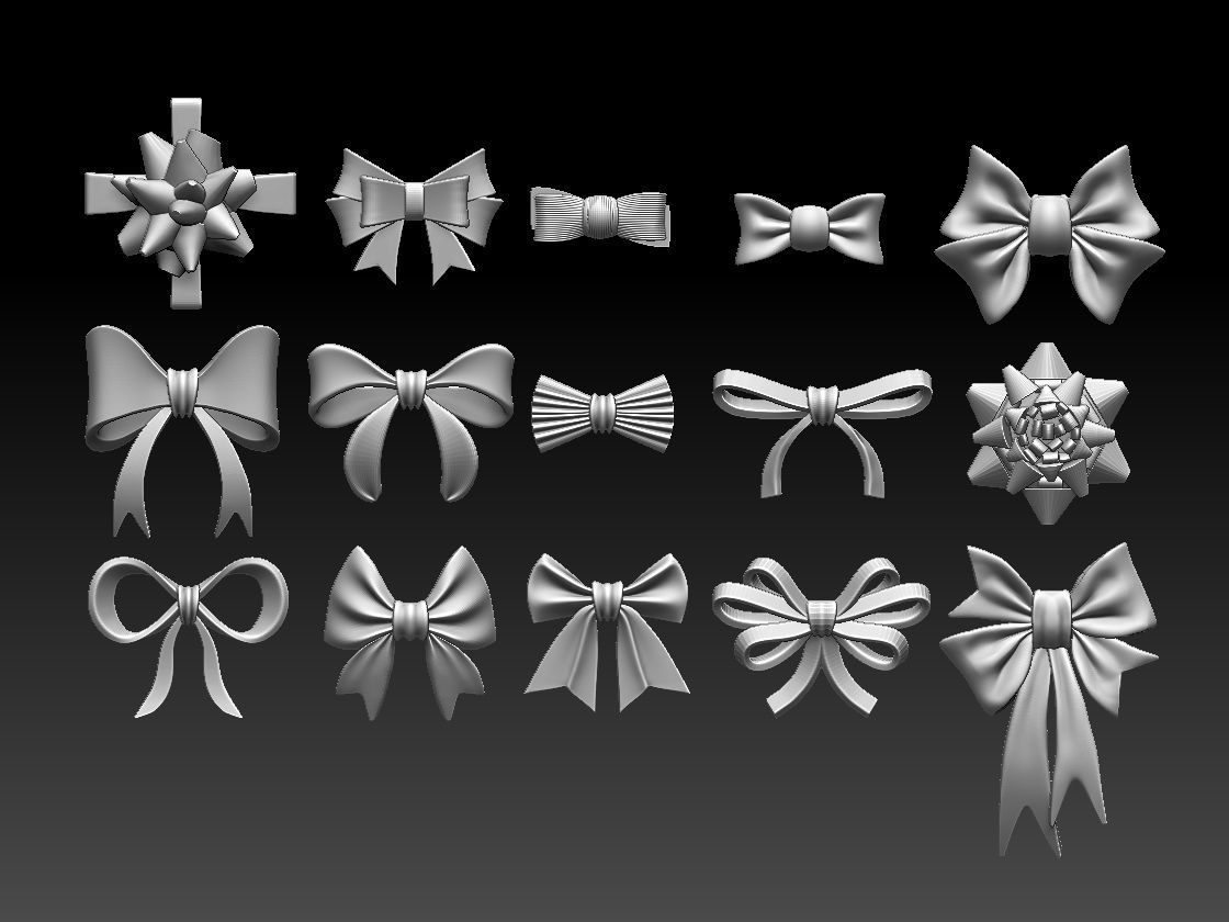 bows for print 3D print model_1