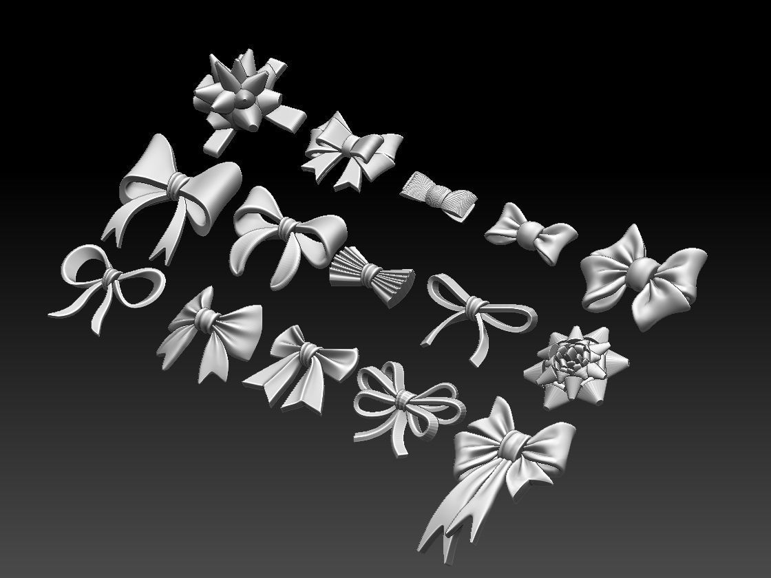 bows for print 3D print model_9