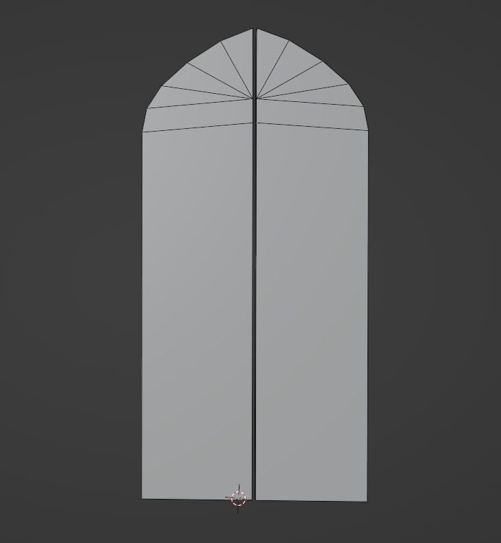 CASTLE DOOR Free low-poly 3D model_3