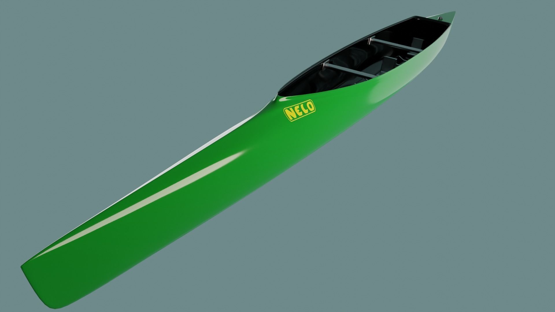 Sprint canoe - Nelo C2 CINCO 3D model_1