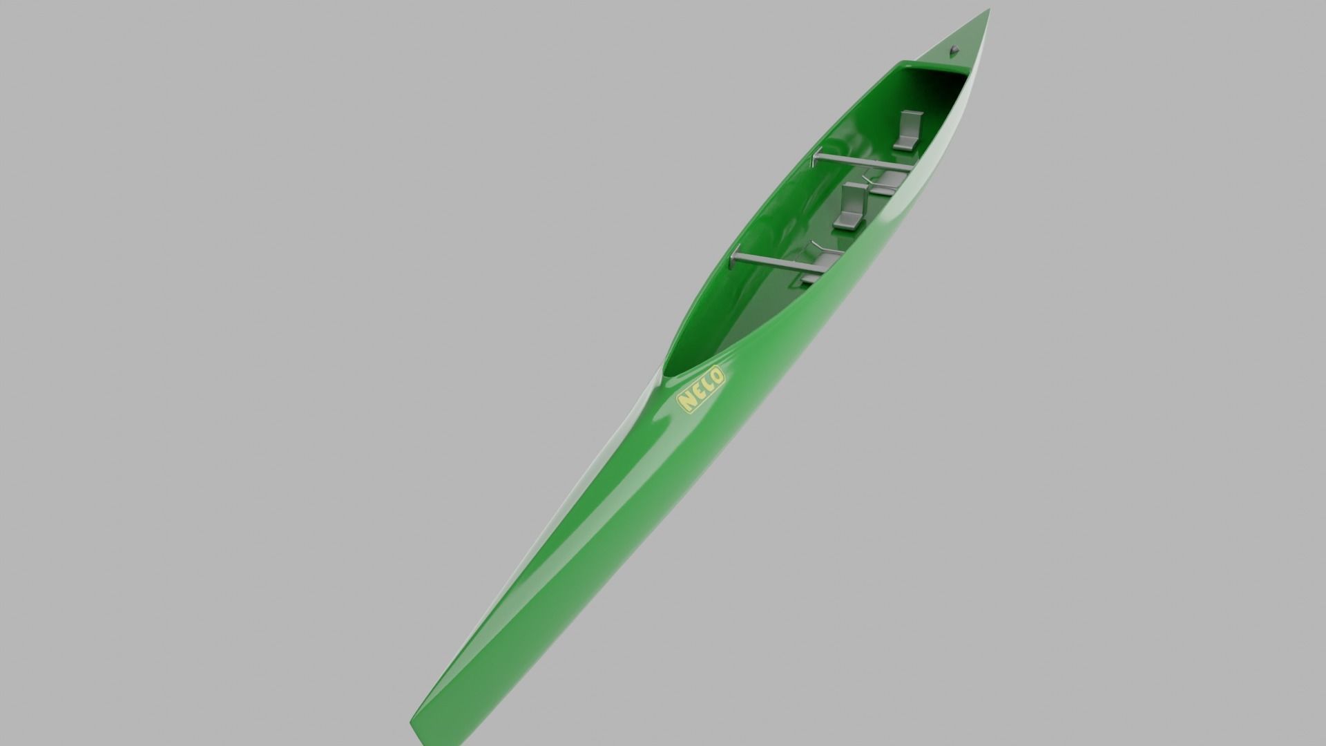 Sprint canoe - Nelo C2 CINCO 3D model_8