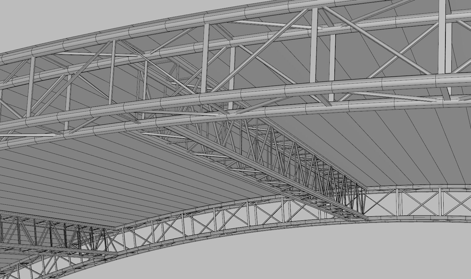 Giant Truss Arch Tent 3D model_8