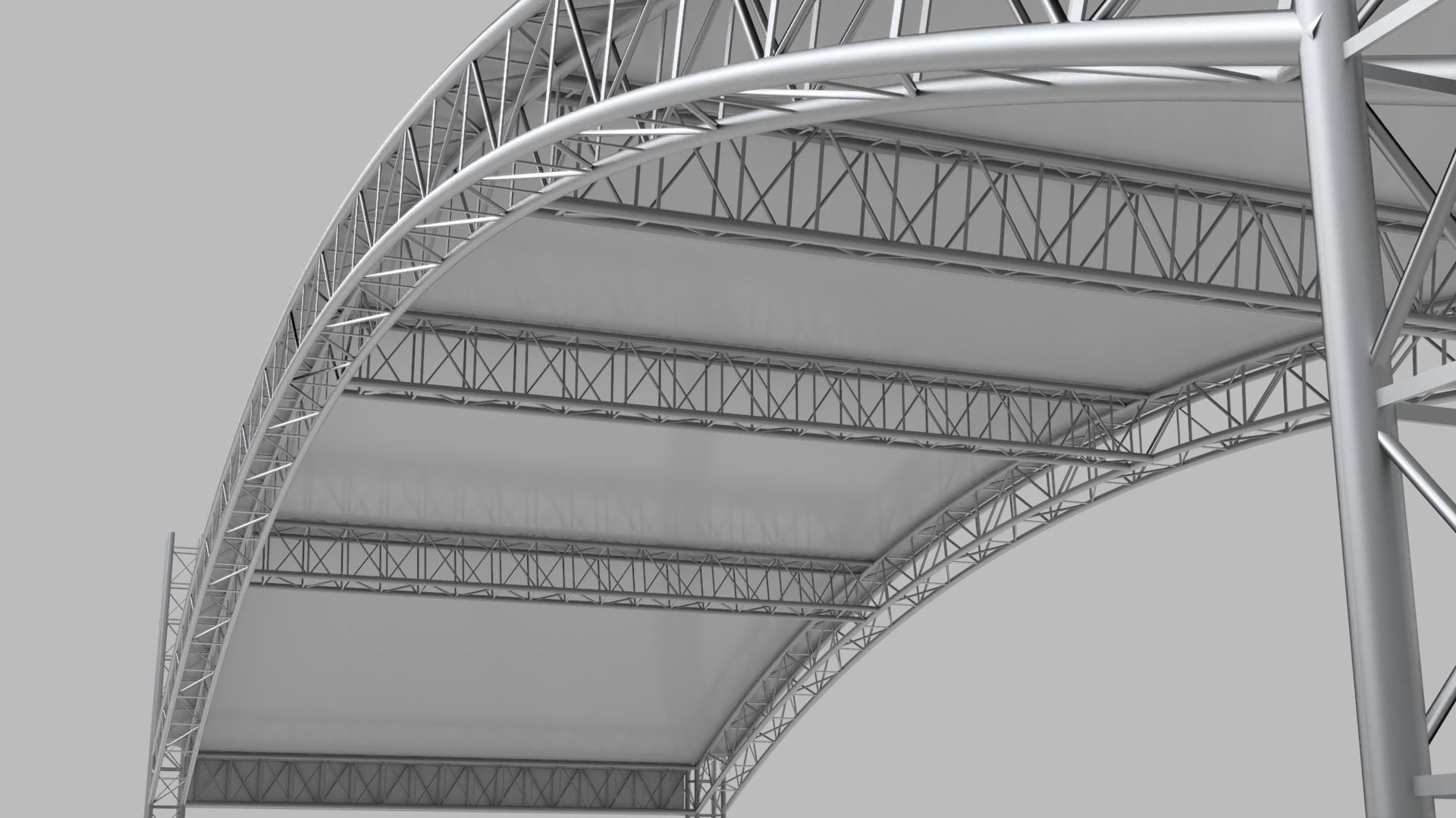 Giant Truss Arch Tent 3D model_5