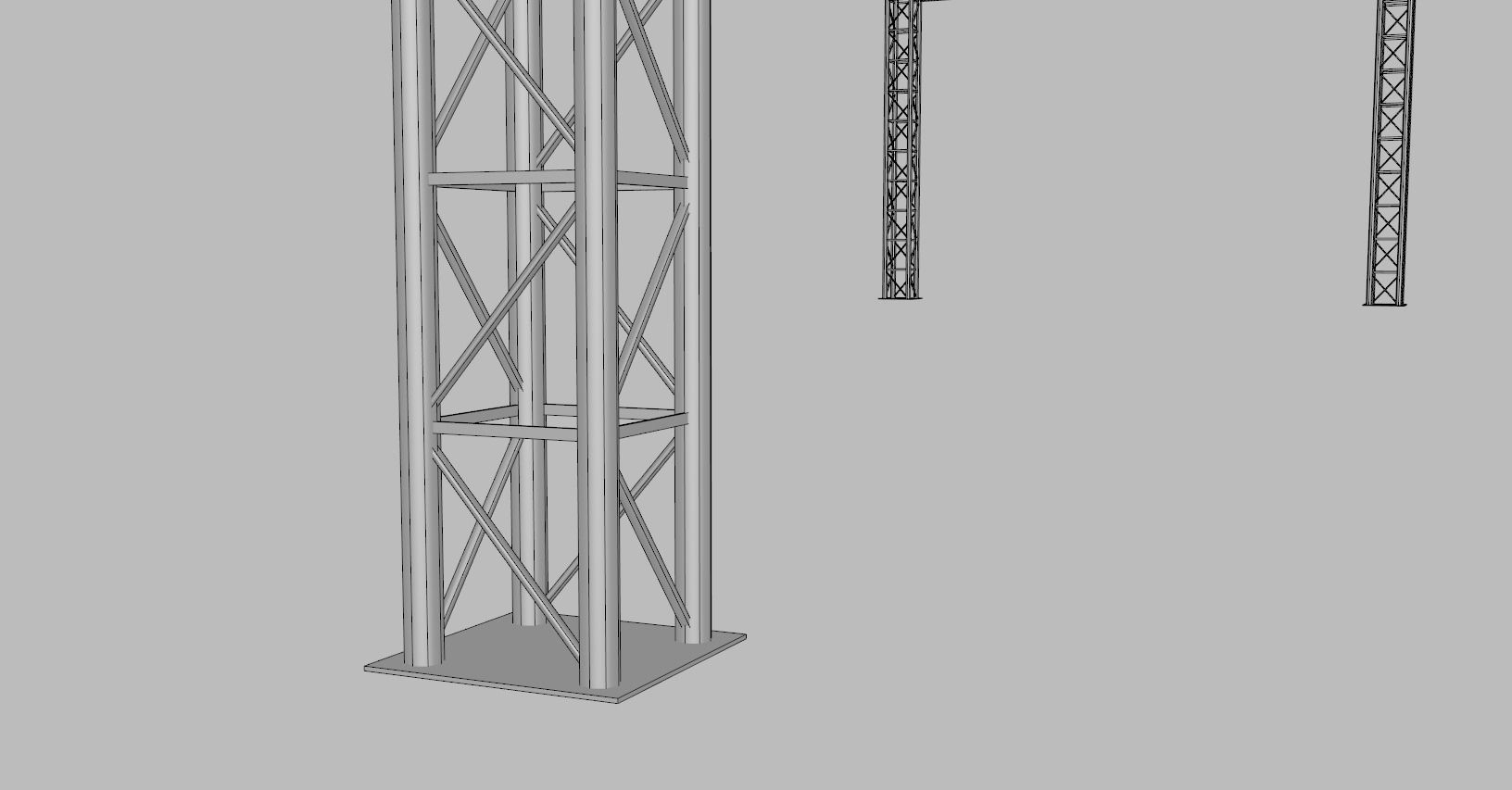 Giant Truss Arch Tent 3D model_10