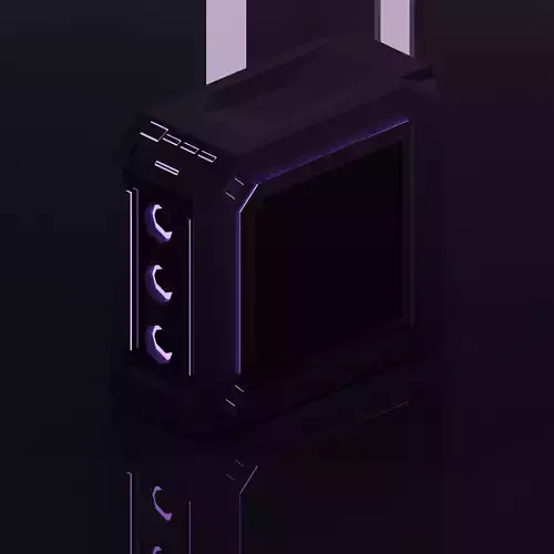 Computer Neon Box Model