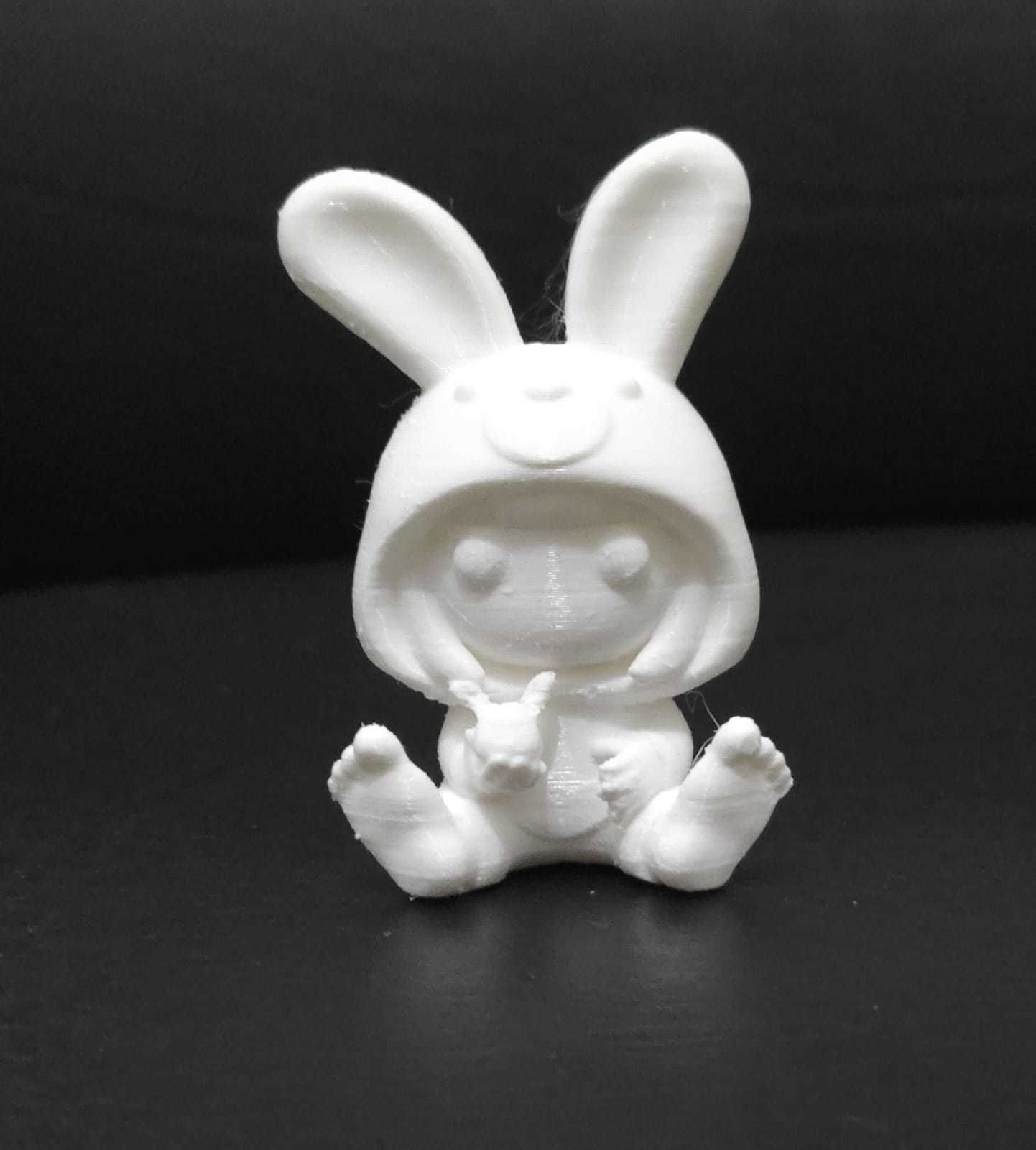 Girl Bunny Clothes 3D print model_4