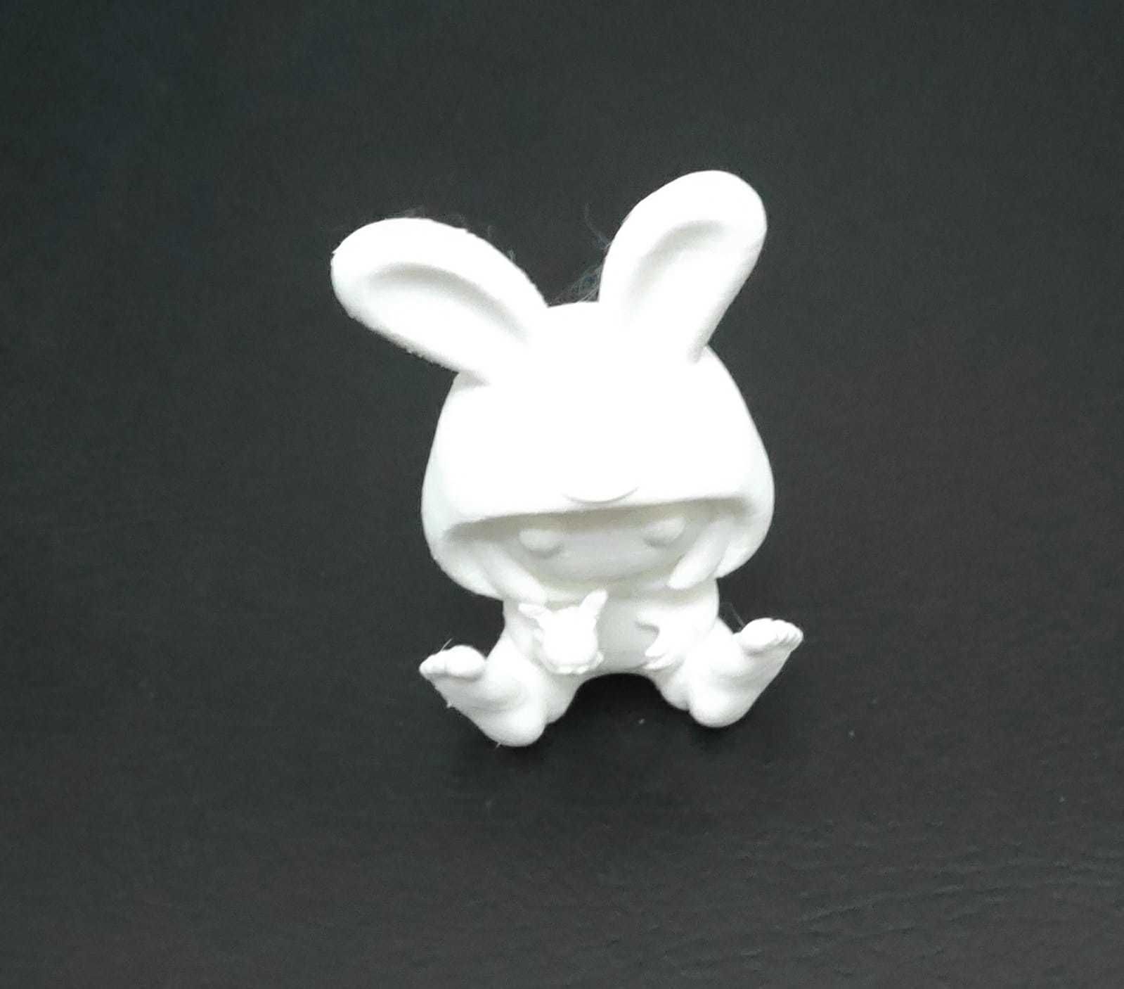 Girl Bunny Clothes 3D print model_12