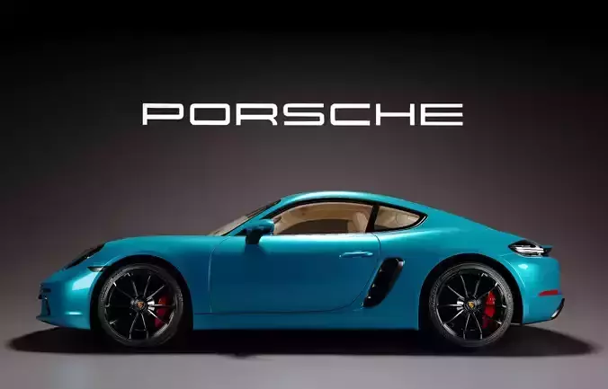Porsche 718 Cayman S 3D model