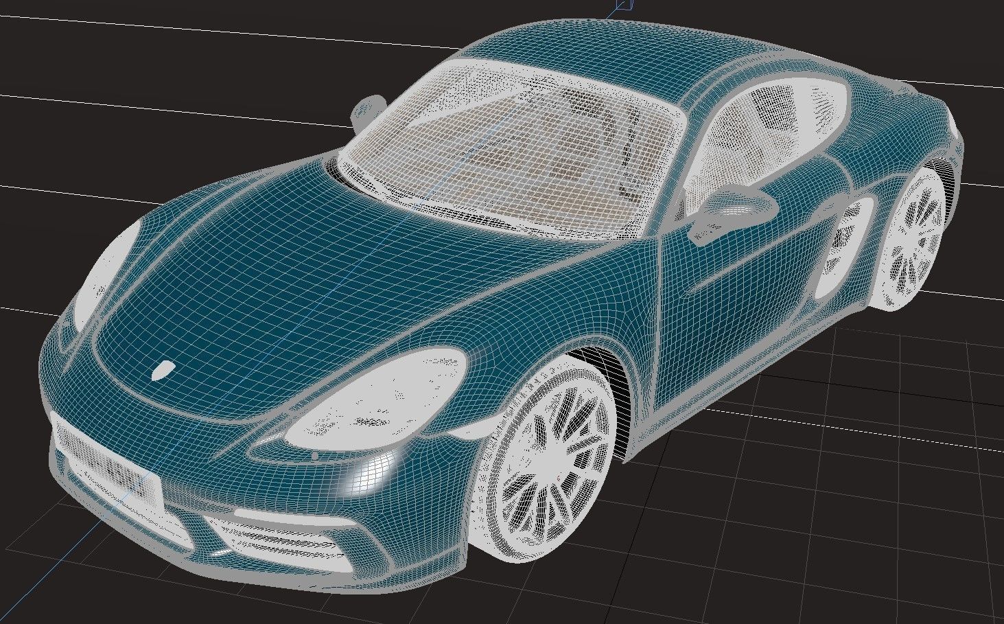 Porsche 718 Cayman S 3D model_8