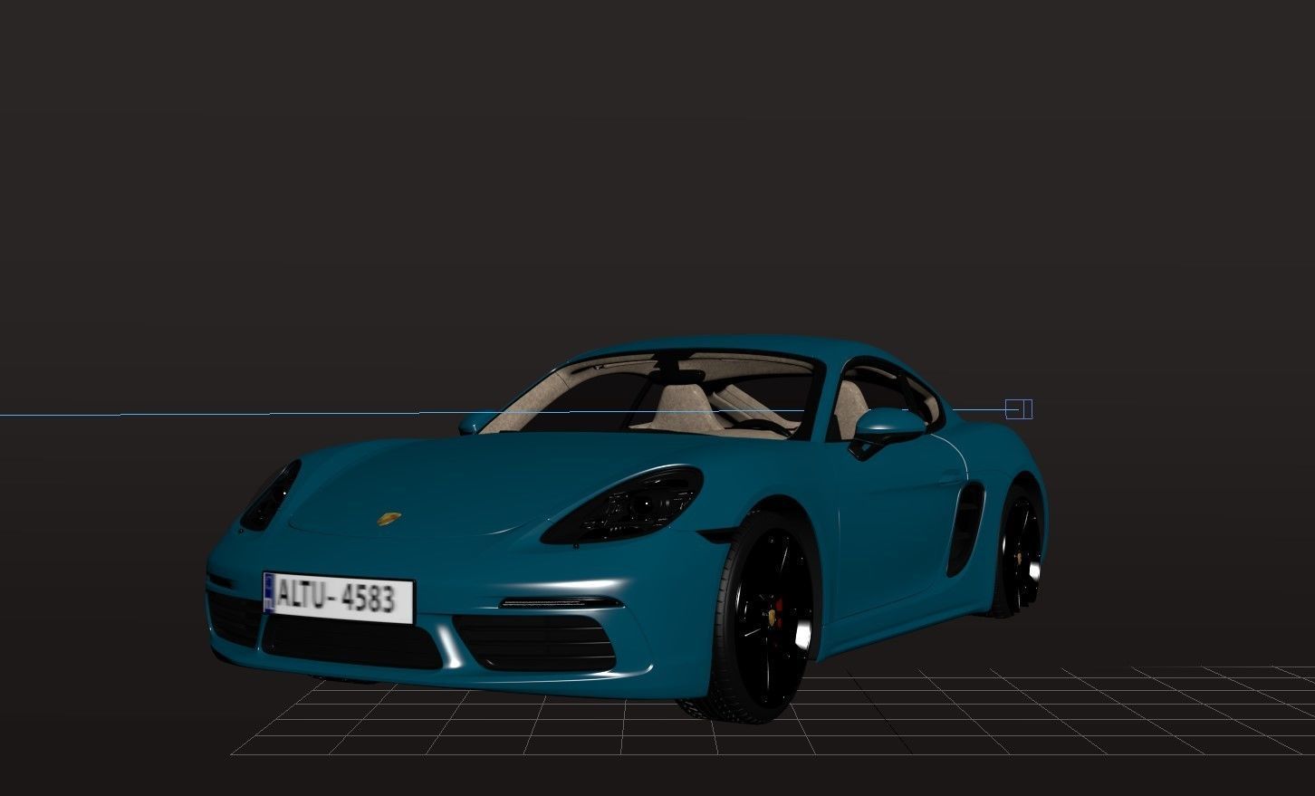 Porsche 718 Cayman S 3D model_6