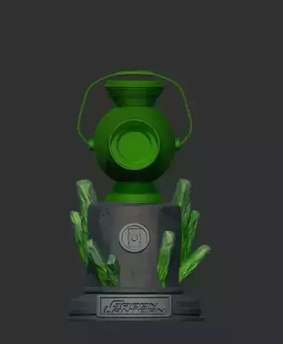green latern  collectible 3D print model