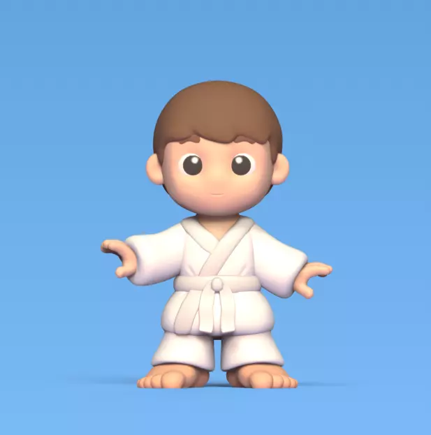 Fighter Boy 3D print model_0