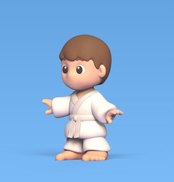 Fighter Boy 3D print model_1