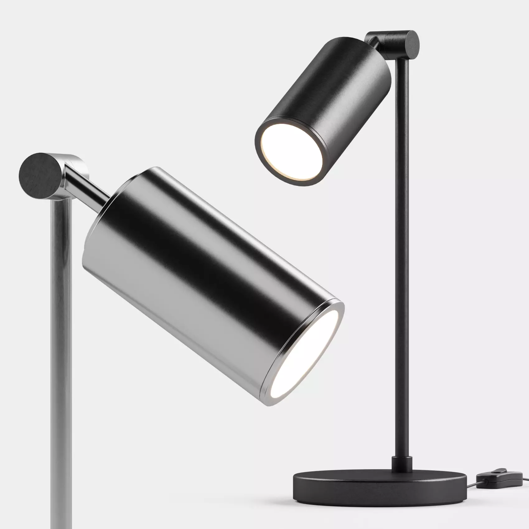 Watson Metal Petite Task Table Lamps 3D model