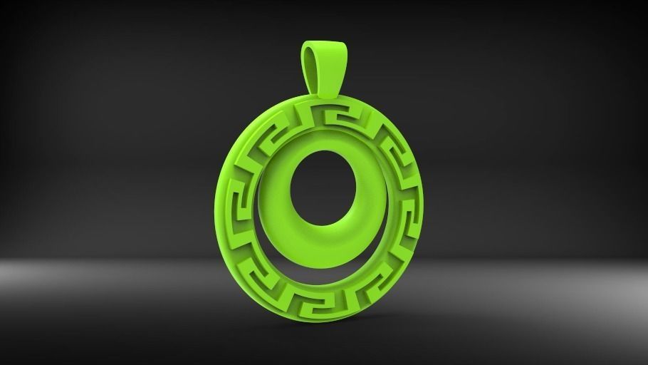 Pandent celtic knot pendant 3D Model Collection_15