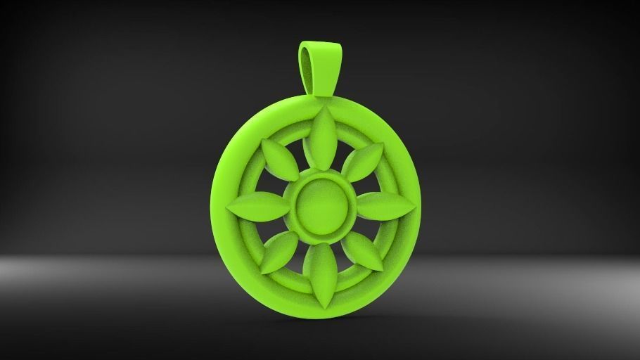 Pandent celtic knot pendant 3D Model Collection_17