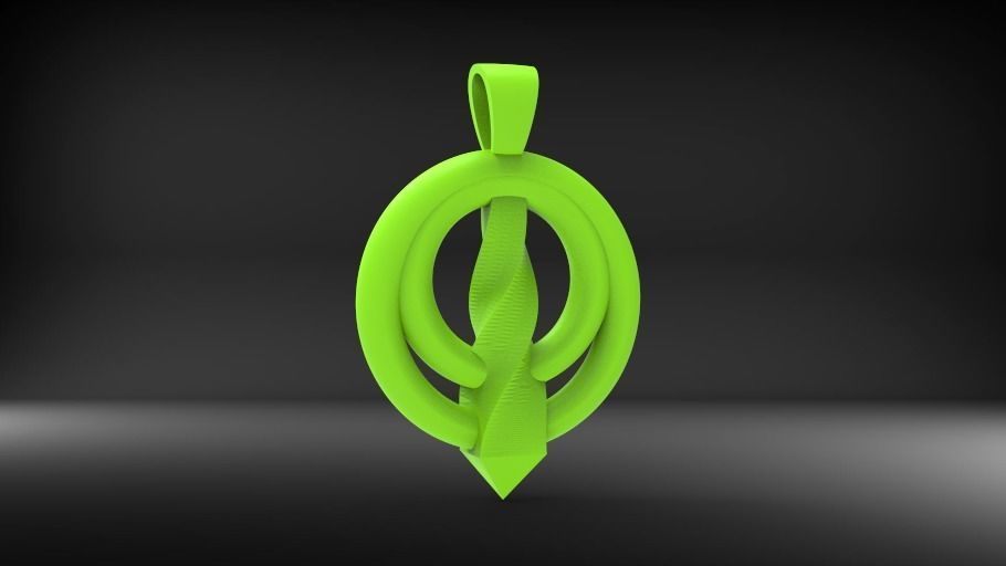 Pandent celtic knot pendant 3D Model Collection_21