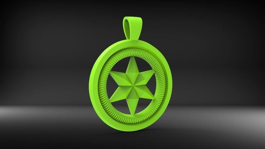 Pandent celtic knot pendant 3D Model Collection_14