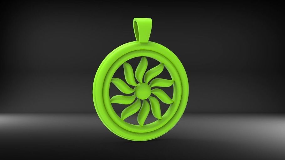Pandent celtic knot pendant 3D Model Collection_20