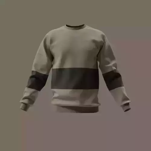 Oversize line sweatshirt 