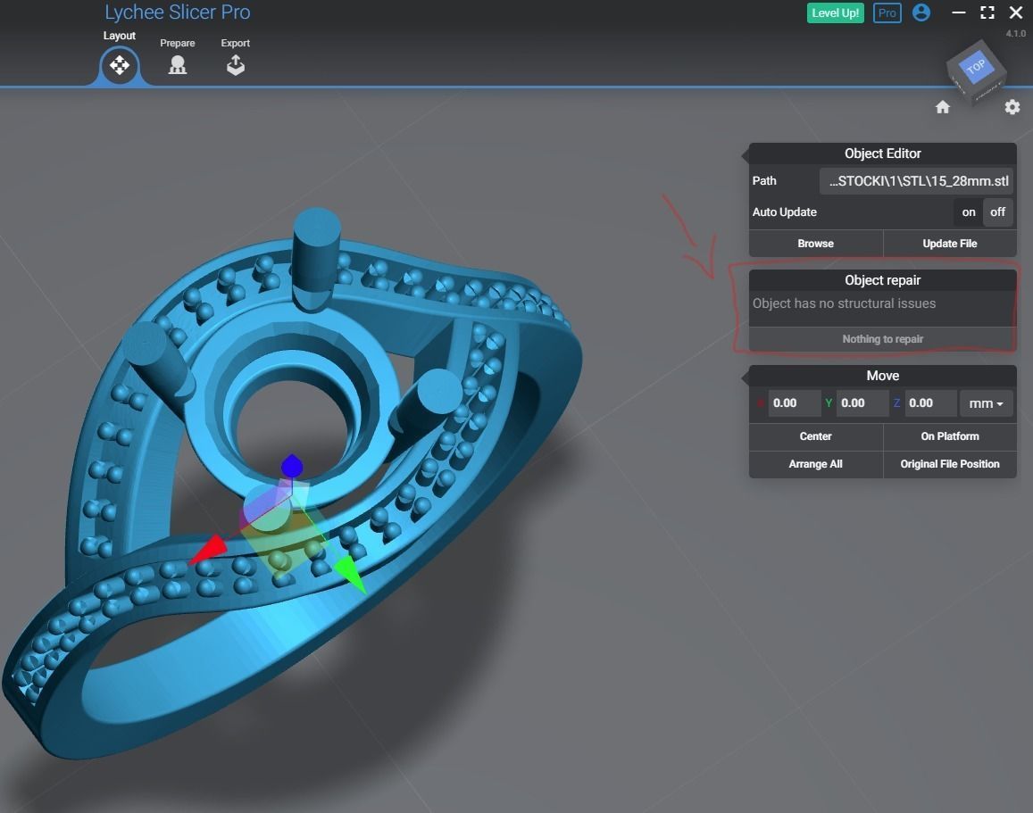 Modern engagement twist ring with diamond 3d print 3D model 3D print model_10