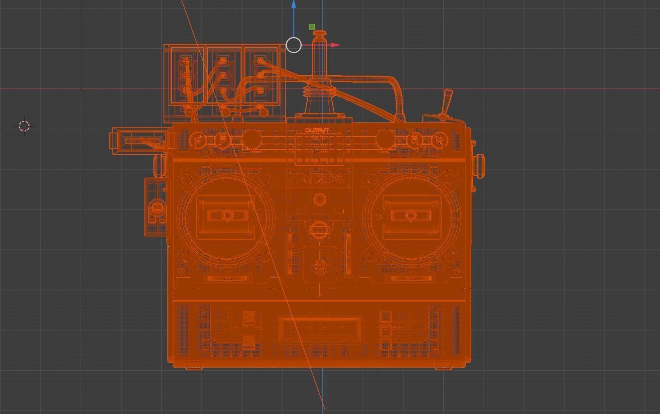 Doc Brown remote control 3D model_11