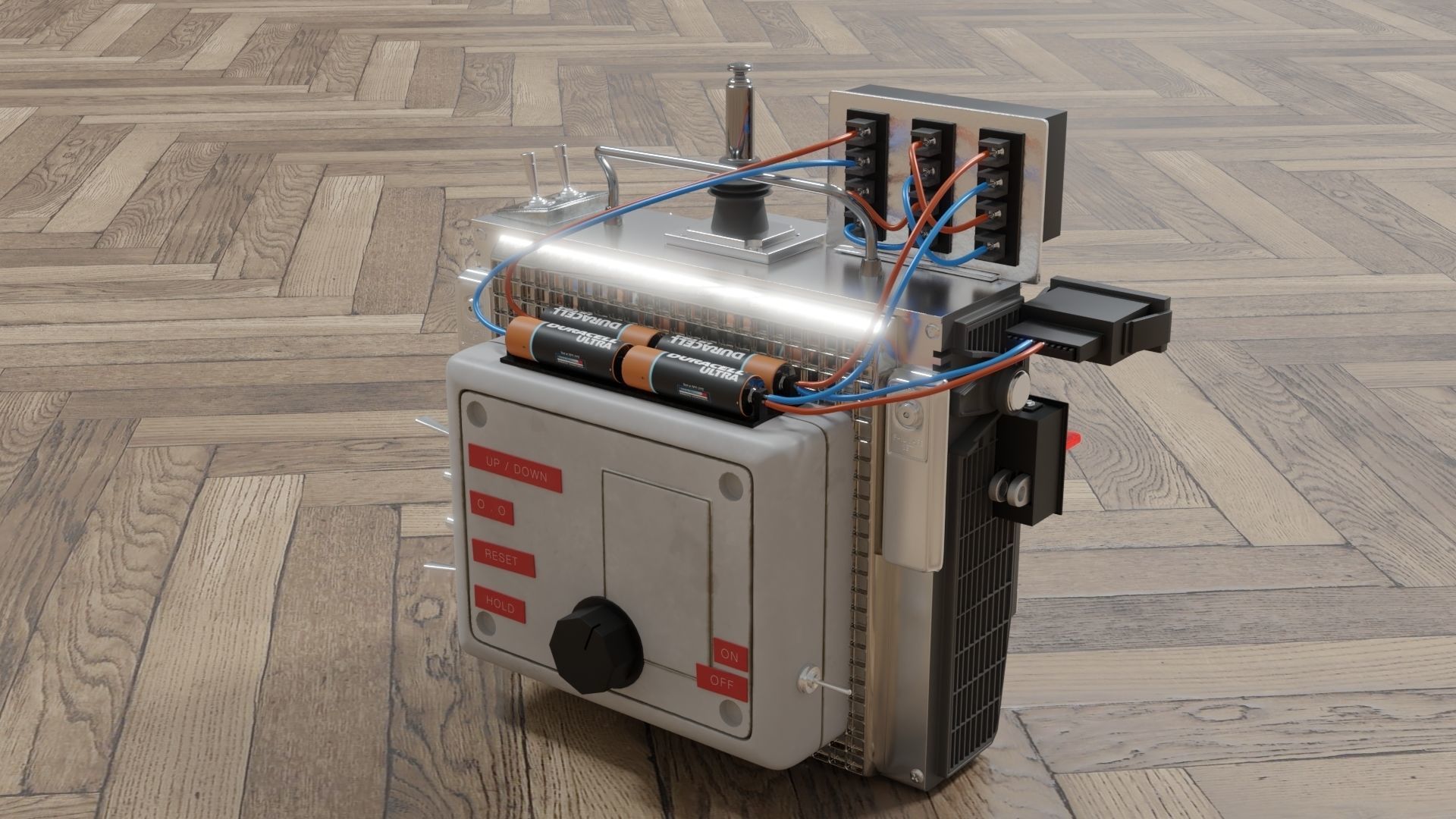 Doc Brown remote control 3D model_6