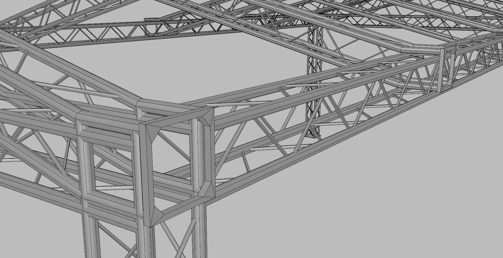 Rectangular Tent 12x6 Meters 3D model_9