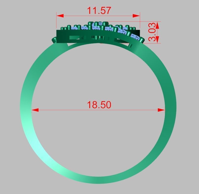 Ring 3D model 0263 3D printable model-15 3D print model_8