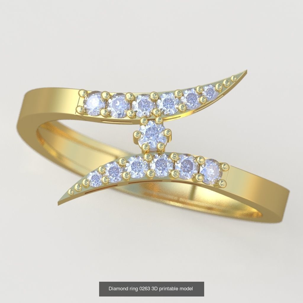 Ring Bracelet Earring and Pendant Set 3D printable model 0020 3D Model Collection_8