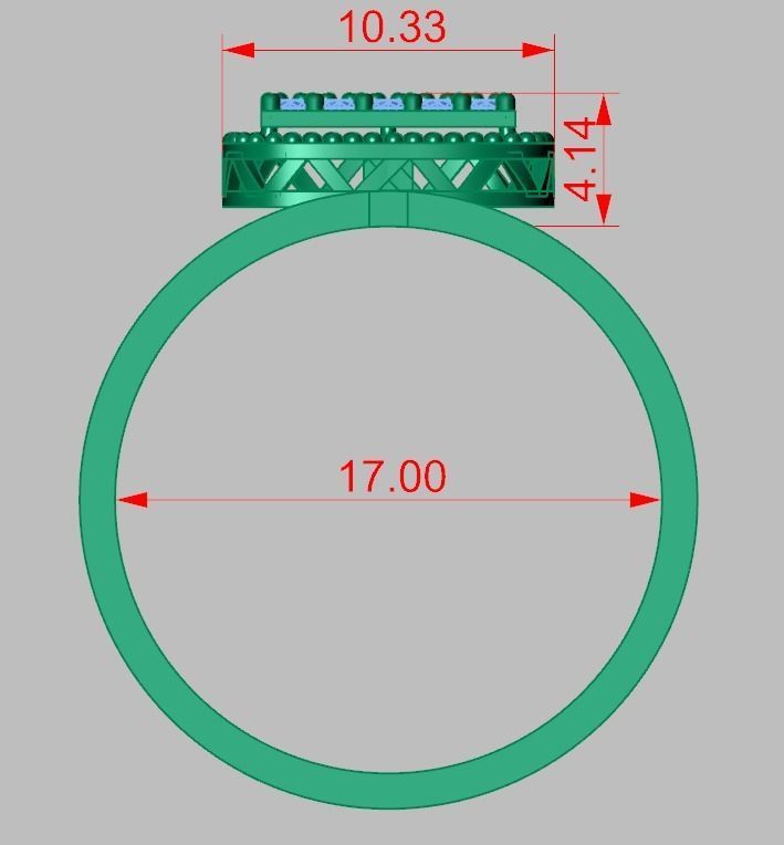 Ring 3D model 0264 3D printable model-12- 3D print model_9