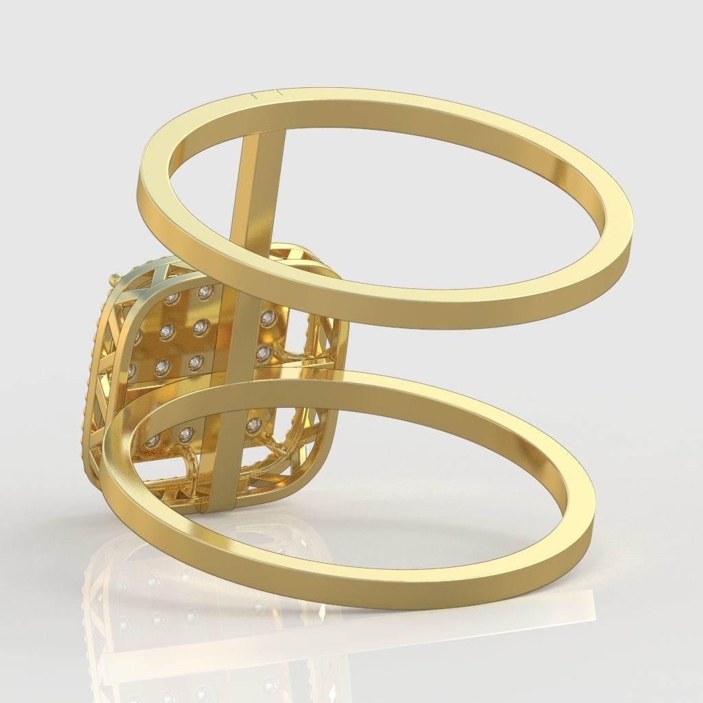 Ring 3D model 0264 3D printable model-12- 3D print model_4