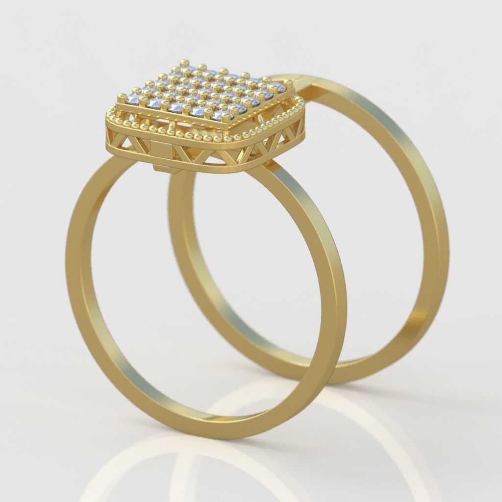 Ring 3D model 0264 3D printable model-12- 3D print model_3