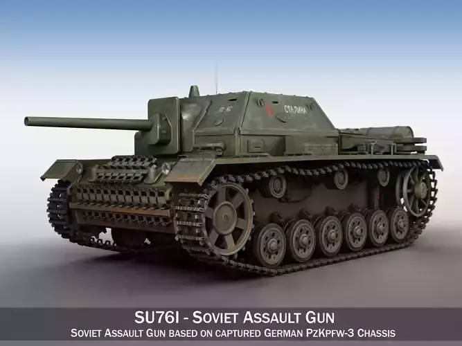 SU-76i Soviet Assault gun