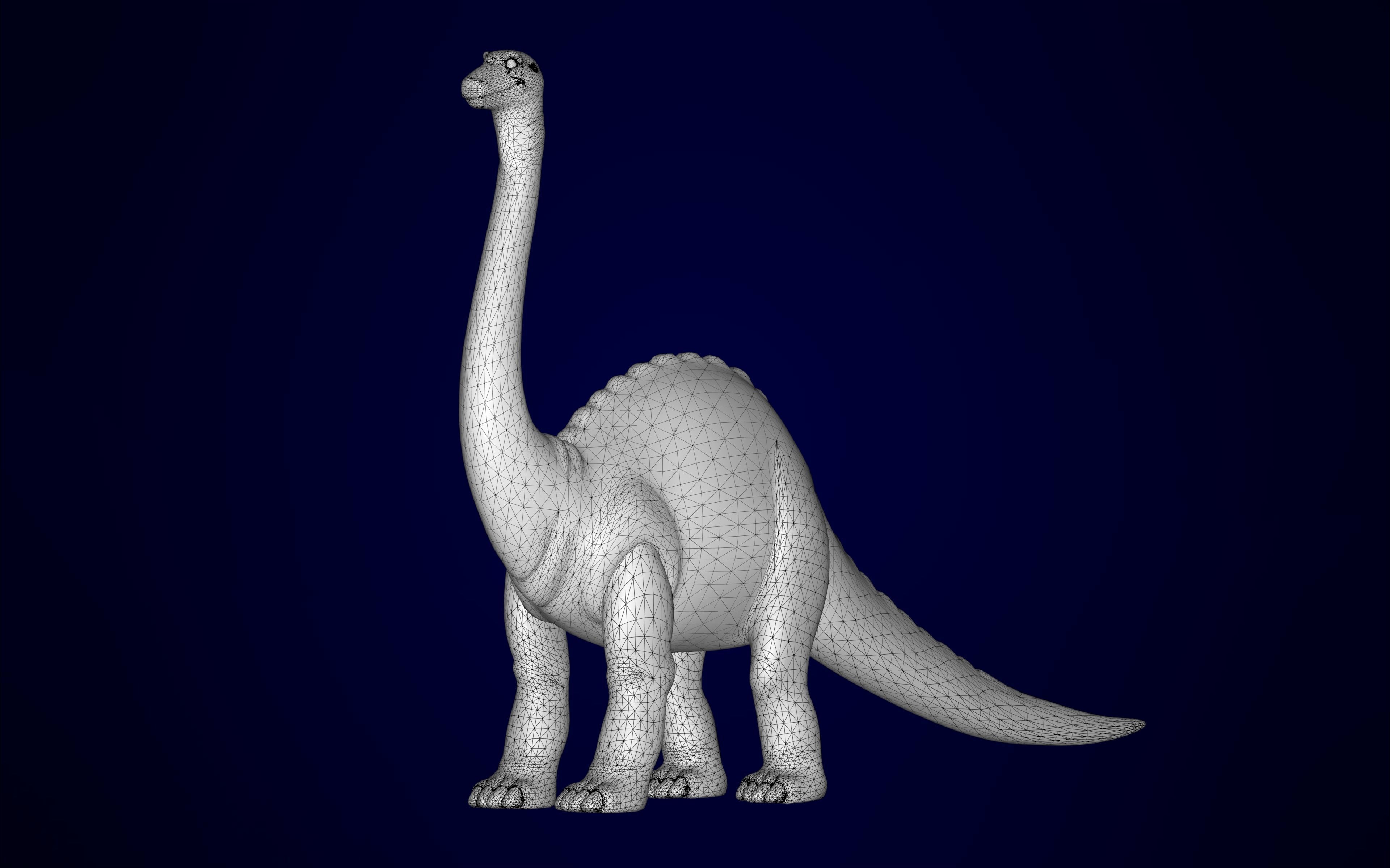 Bron Longneck 3D model_10