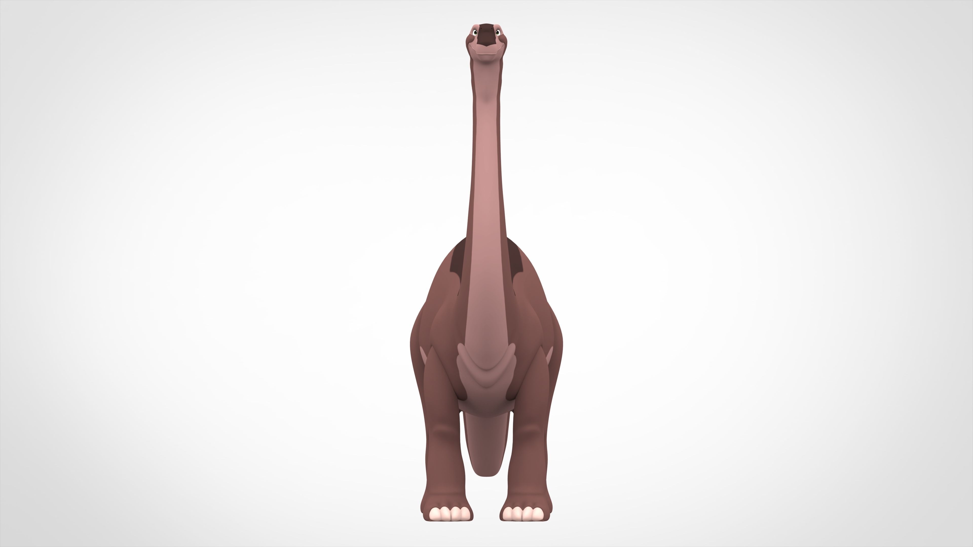 Bron Longneck 3D model_1