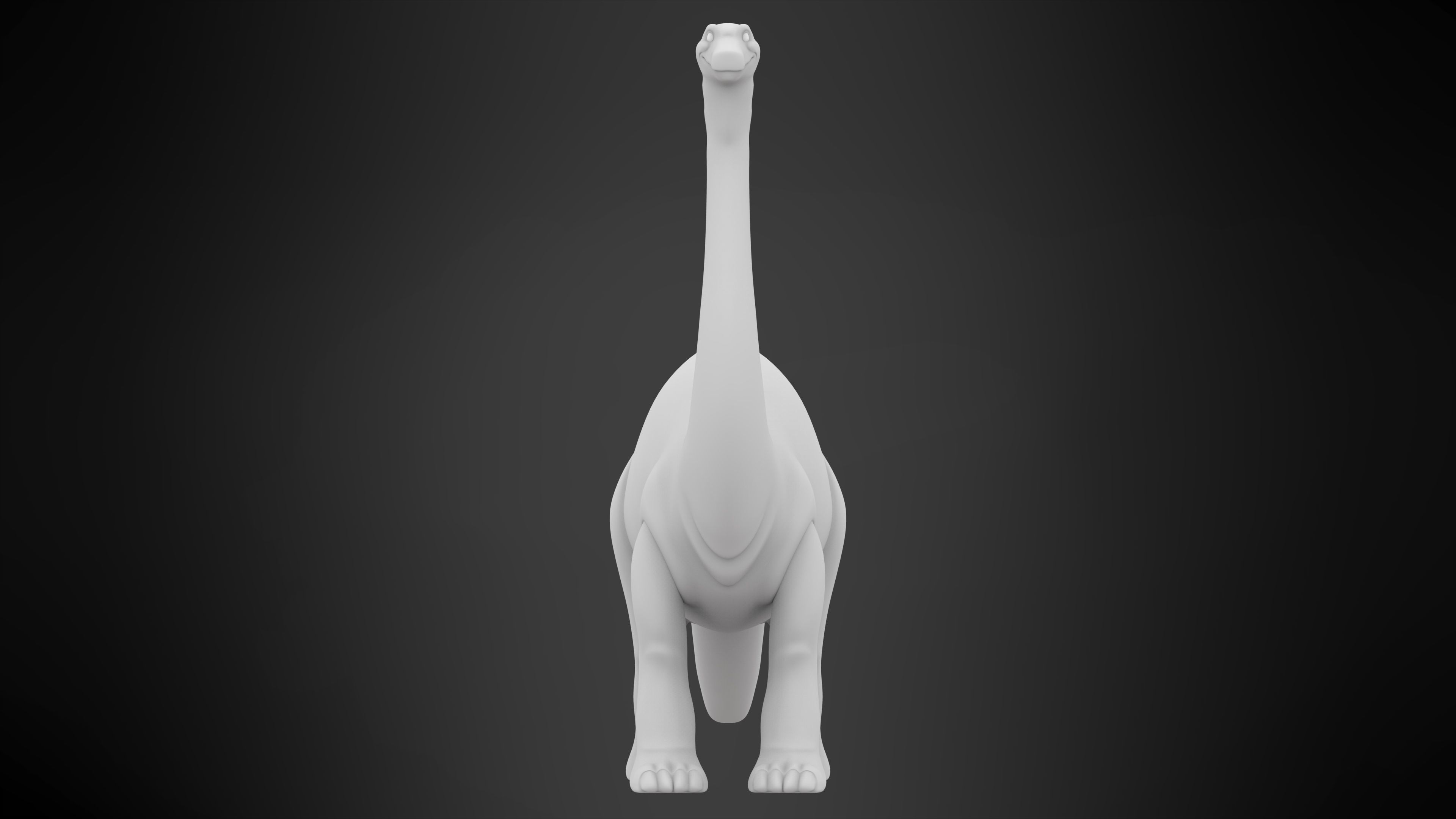 Bron Longneck 3D model_6