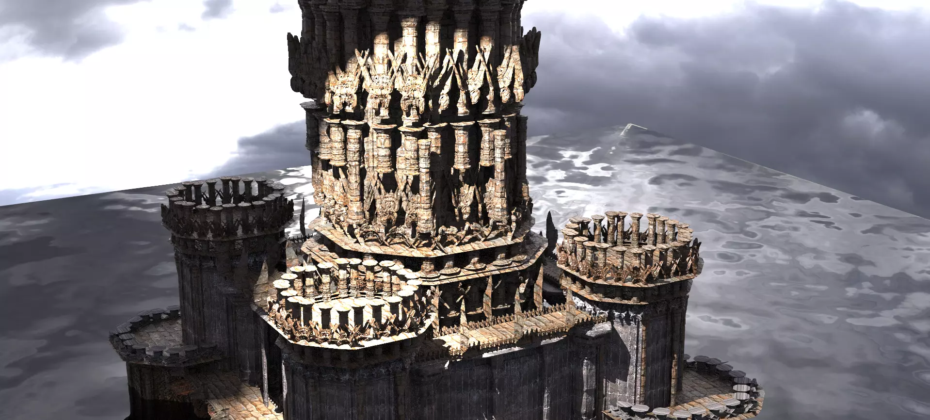 Ancient Elden Celtic Ruins 2  3D model_0