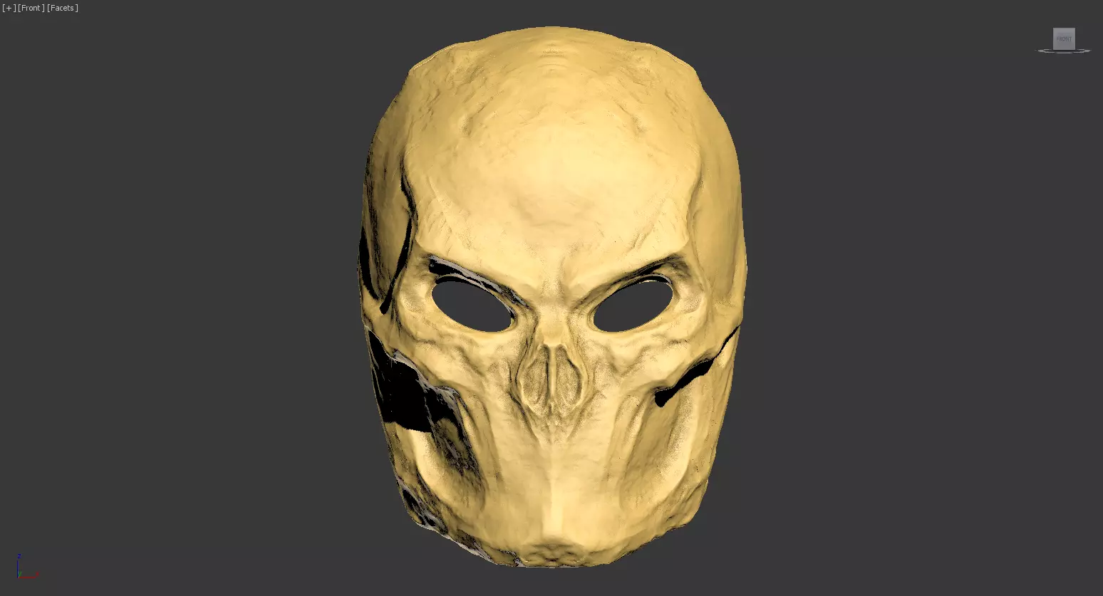 Skull Mask 3D print model_0