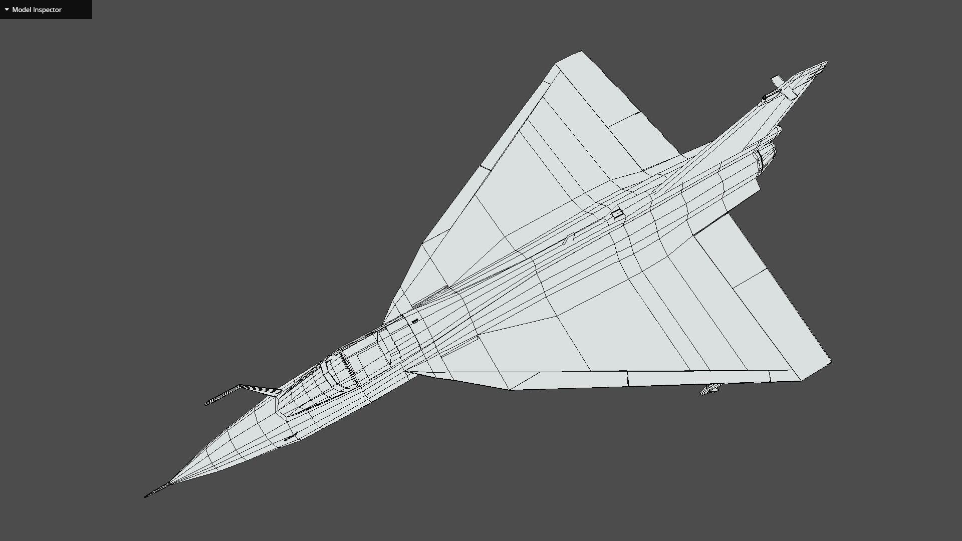 HAL Tejas Low-poly 3D model_8