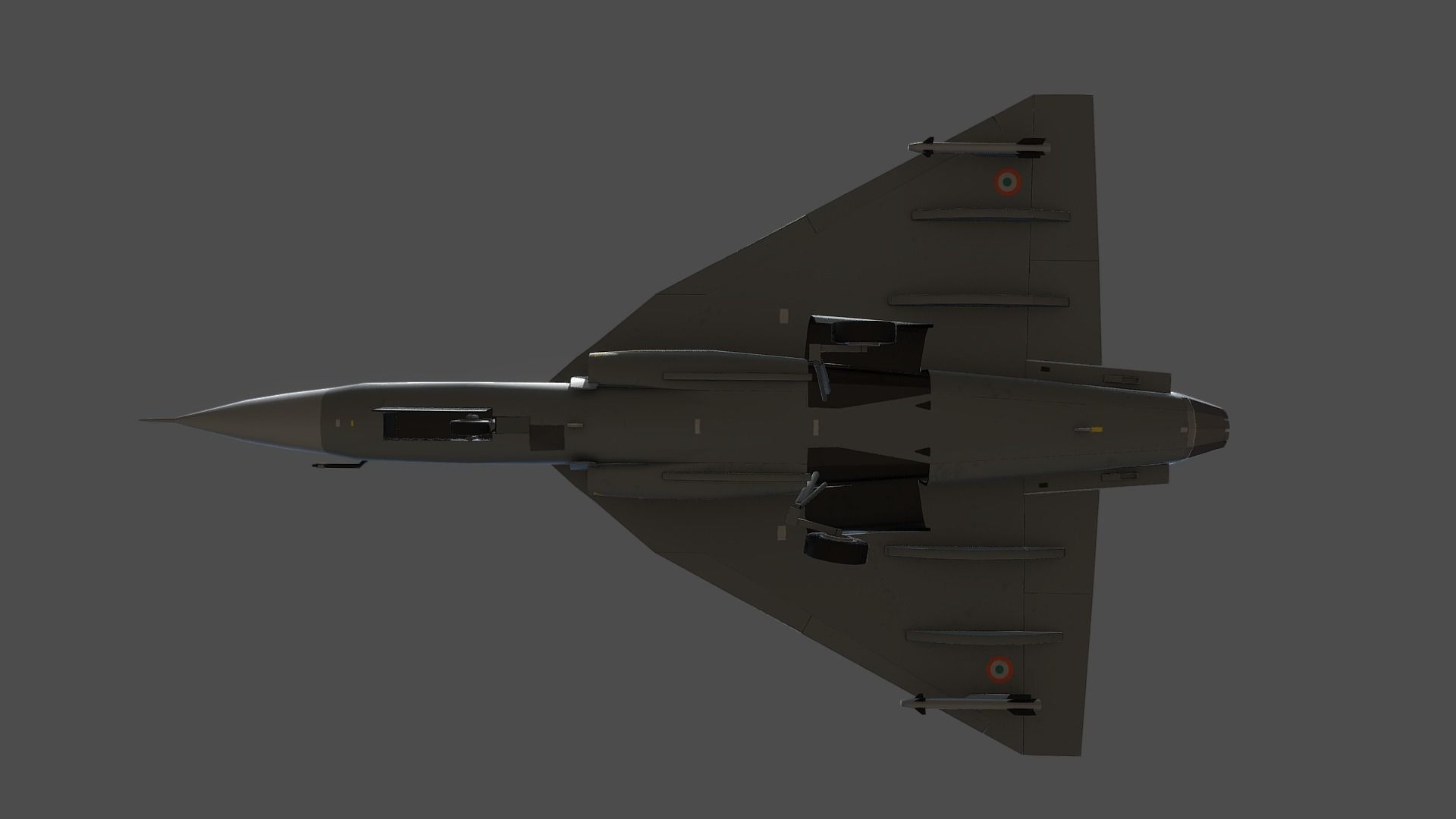 HAL Tejas Low-poly 3D model_6