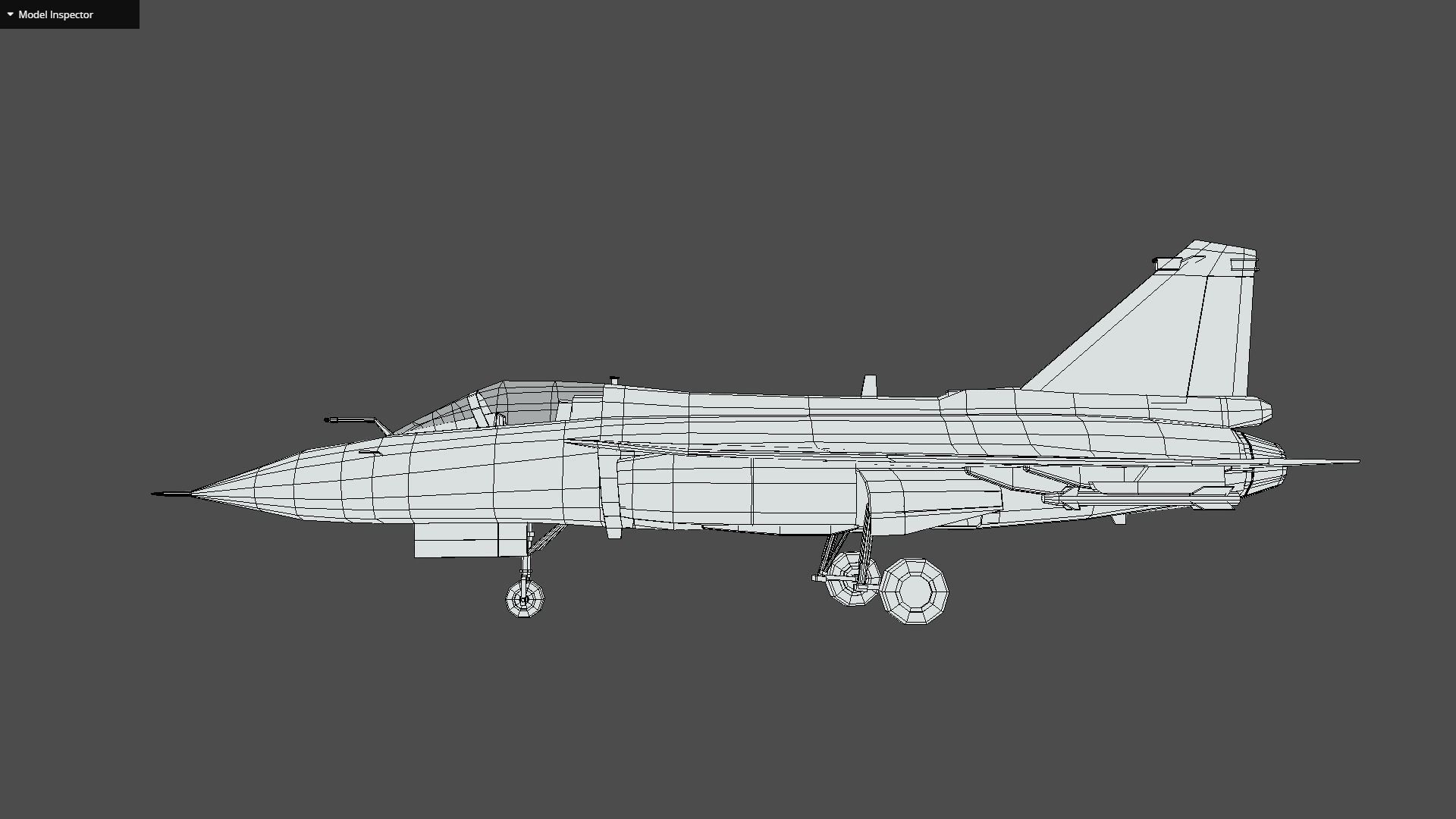 HAL Tejas Low-poly 3D model_1