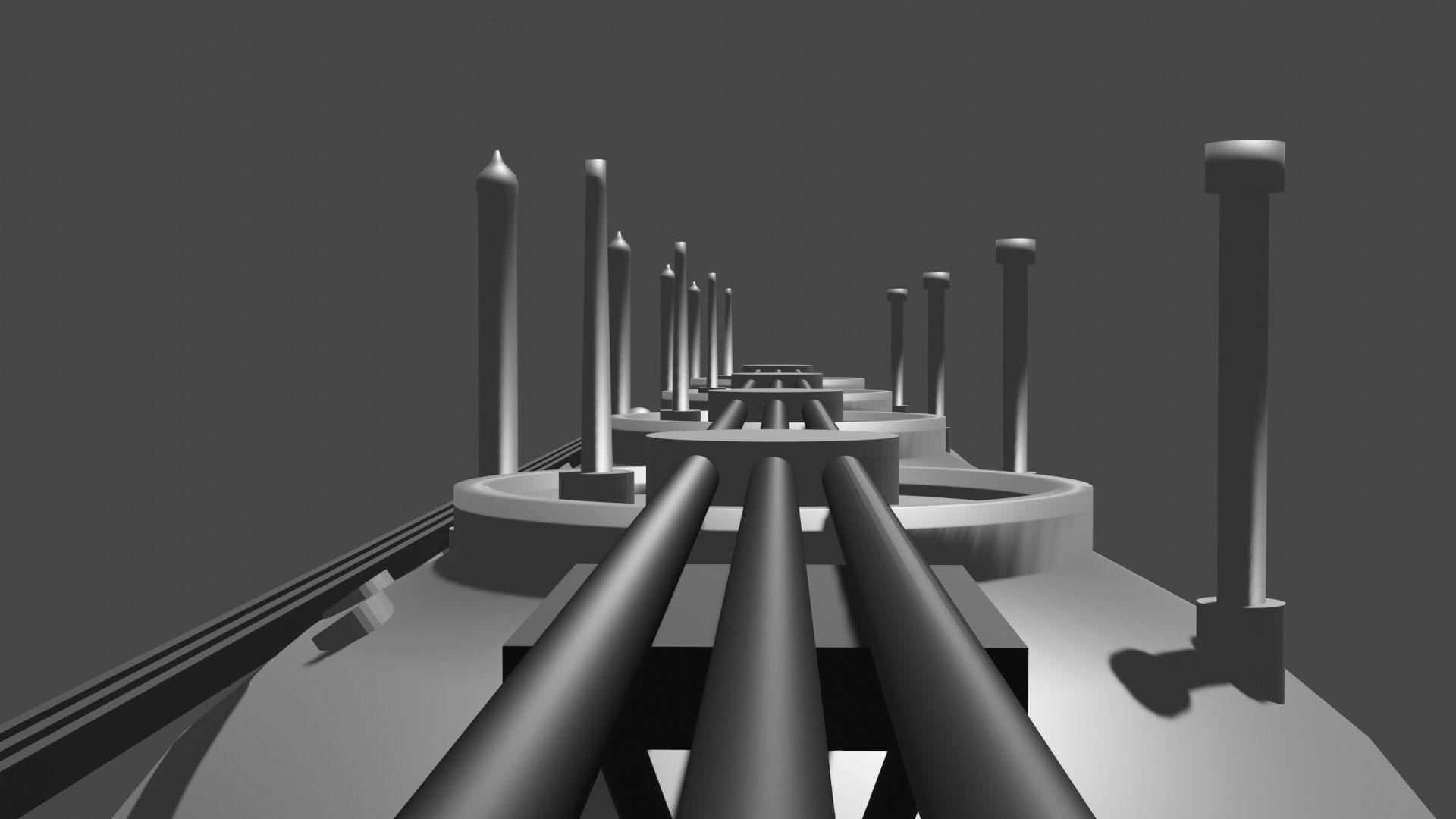 LNG Ship Low-poly 3D model_3