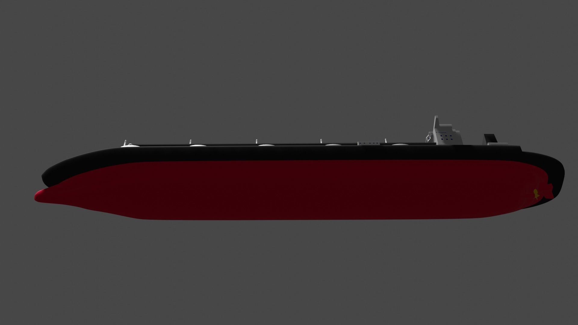 LNG Ship Low-poly 3D model_4