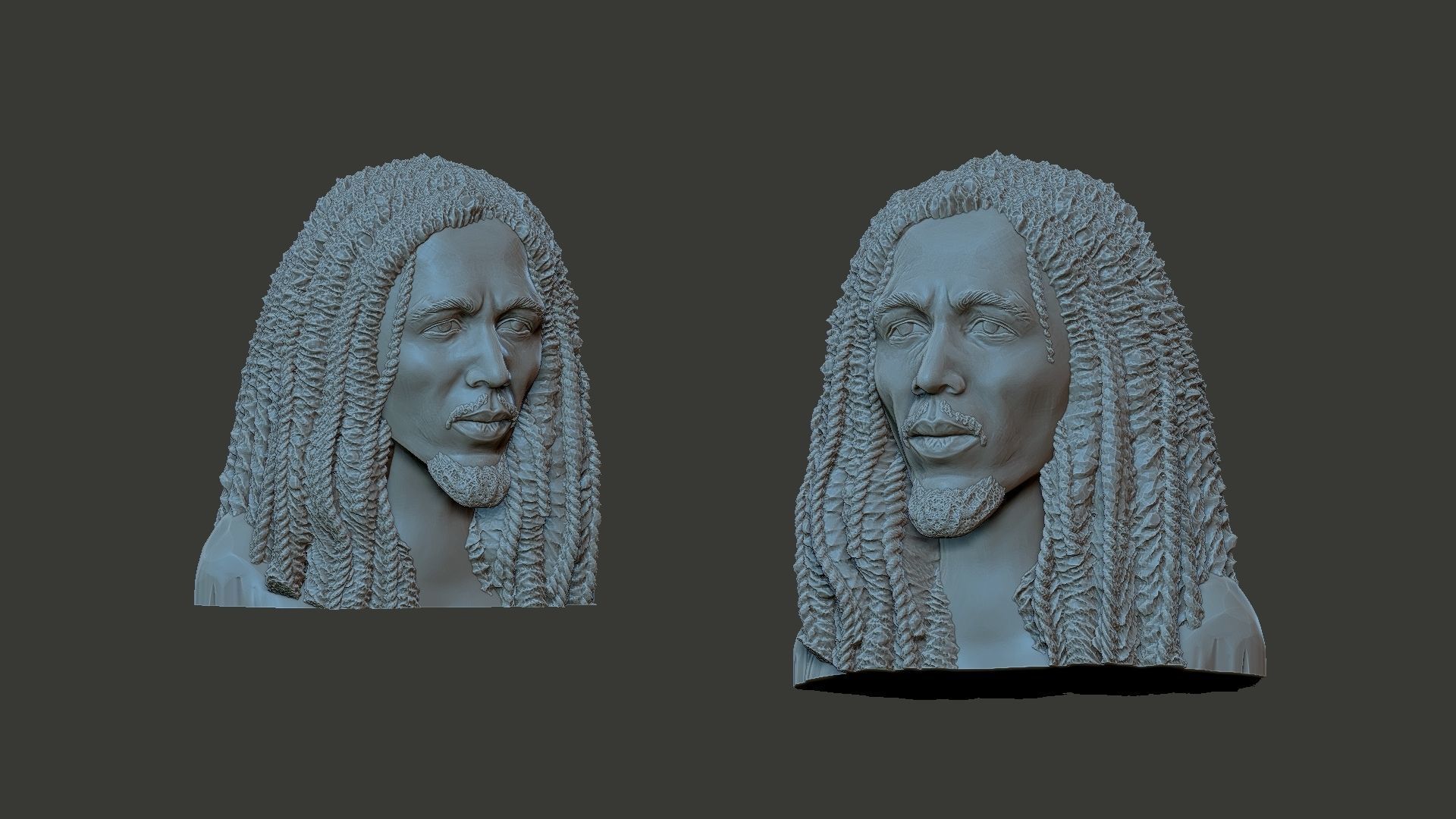 Bob Marley 3D print model_4