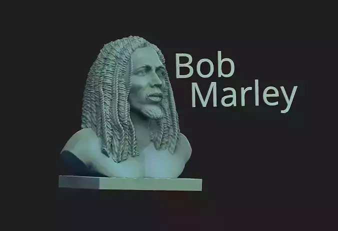Bob Marley 3D print model